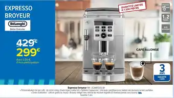 Carrefour Expresso Broyeur offre