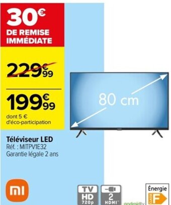 Carrefour Téléviseur LED offre