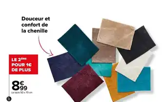 Carrefour Tapis "Chenille" offre