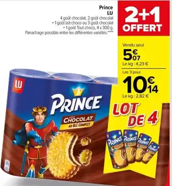 Carrefour Prince LU offre