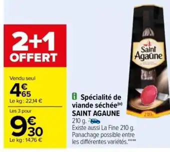 Carrefour Spécialité De viande Séchée Saint Agaune offre