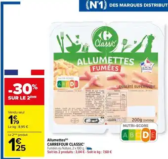 Carrefour Allumettes Carrefour Classic offre