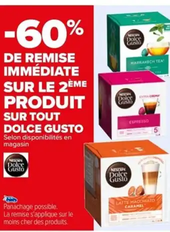 Carrefour Sur Tout Dolce Gusto offre