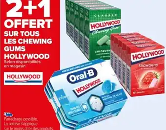 Carrefour Sur Tous Les Chewing Gums Hollywood offre
