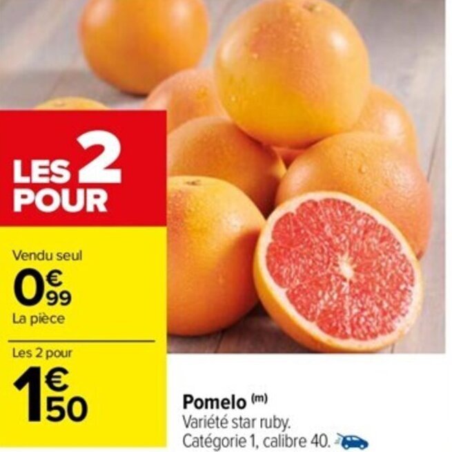 Promo Pomelo chez Carrefour