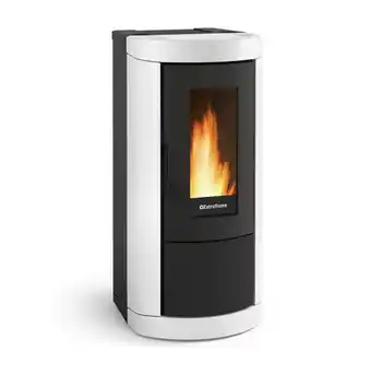 Intermarché Poêle à granulés de bois 8kw blanc - miettaevoblanc offre