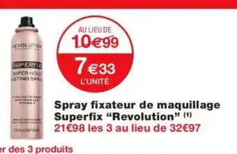 Spray fixateur de Maquillage Superfix Revolution