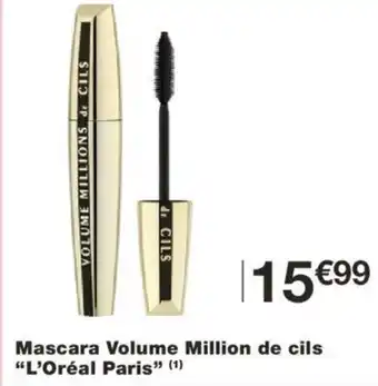 Monoprix Mascara Volume Million de Cils l'Oreal Paris offre