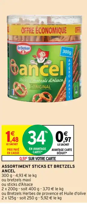 Intermarché Assortiment Sticks Et Bretzels offre