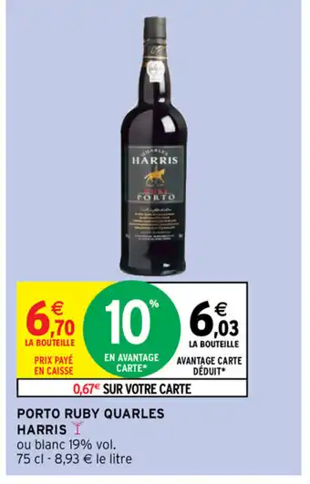 Intermarché Porto Ruby Quarles Harris offre