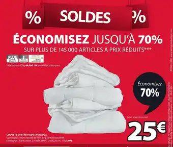 JYSK Couette Synthétique Storsola offre