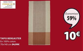 JYSK Tapis Bergaster offre