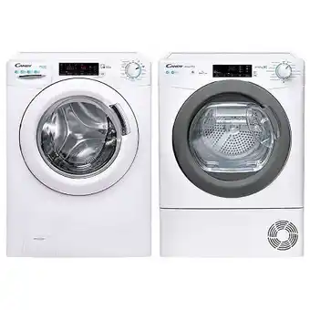 E.Leclerc Pack candy lave-linge frontal 13kg 1400trs/min + sèche-linge condensation 10kg offre