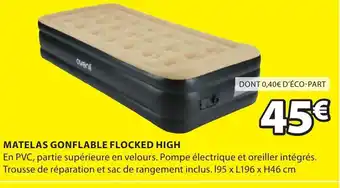 JYSK Matelas Gonflable Flocked High offre