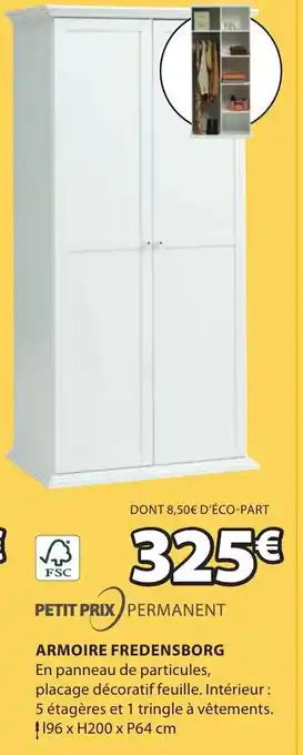 JYSK Armoire Fredensborg offre