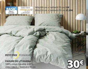 JYSK Parure de Lit Hanna offre
