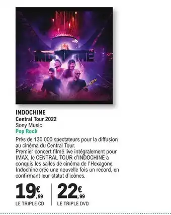 E.Leclerc Indochine central tour 2022 offre
