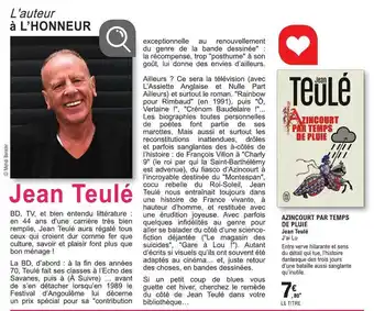 E.Leclerc Azincourt par temps de pluie - jean teulé offre