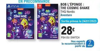 Bob l'éponge : the cosmic shake