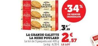 Hyper U La grande galette la mère poulard offre