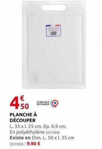 Rural Master Planche à découper offre