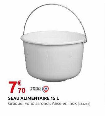 Rural Master Seau alimentaire 15 l offre