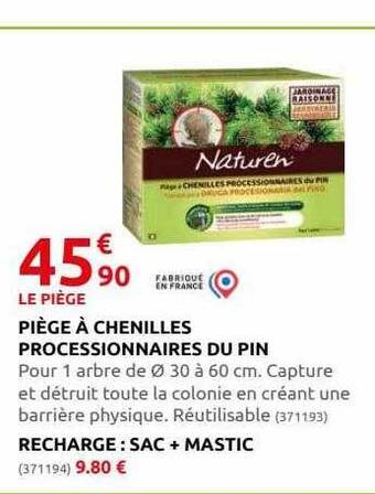 Rural Master Piège à chenilles processionnaires du pin offre
