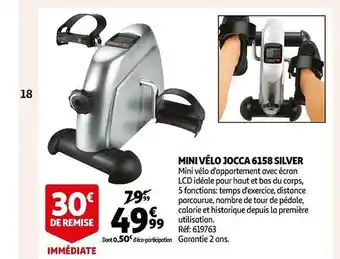 Auchan Mini vélo jocca 6458 silver offre
