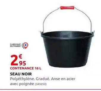 Rural Master Seau noir offre