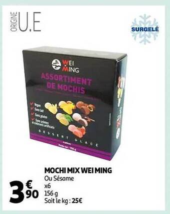 Auchan Mochi mix wei ming offre