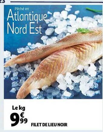 Auchan Filet de lieu noir offre