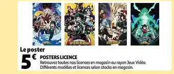 Auchan Posters licence offre