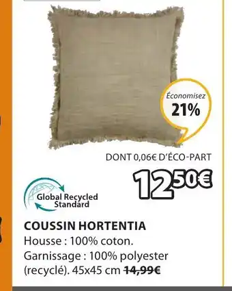 JYSK Coussin Hortentia offre