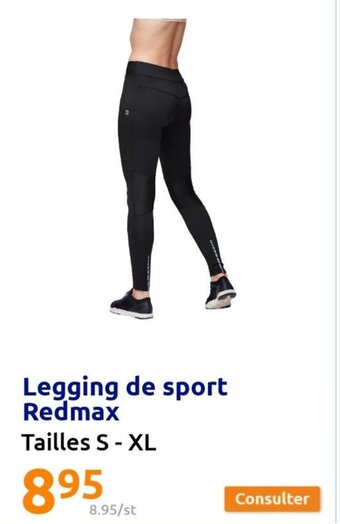 Action Legging de Sport Redmax offre