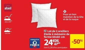 Conforama Oreiller offre