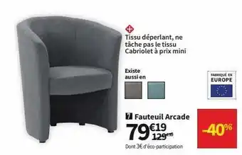 Conforama Fauteuil offre