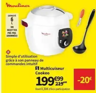 Conforama Robot de cuisine moulinex offre