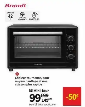 Conforama Mini-four brandt offre