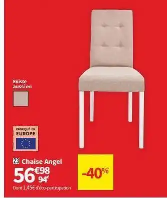 Conforama Chaise offre