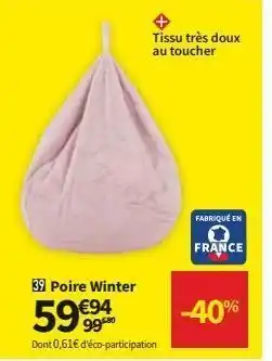 Conforama Pouf offre