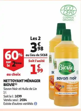 Auchan Supermarché Nettoyant ménager biovie offre