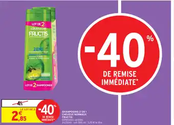 Intermarché Shampooing 2 en 1 offre