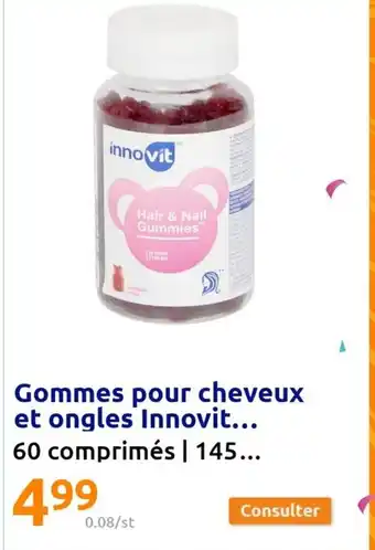 Action Gommes Pour Cheveux Et Ongles Innovit offre