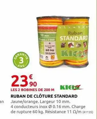 Rural Master Ruban de clôture standard offre