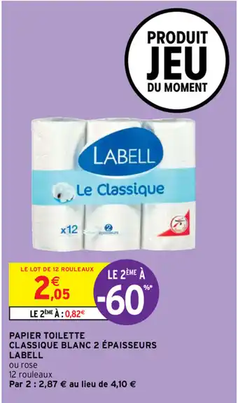 Intermarché Papier Toilette offre