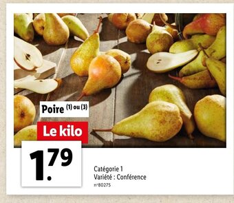 Lidl Poire offre