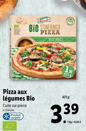 Lidl Pizza Aux Legumes Bio offre