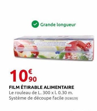 Film etirable alimentaire