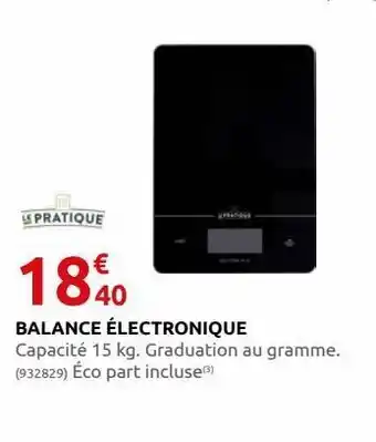 Balance électronique