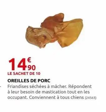 Rural Master Oreilles de porc offre